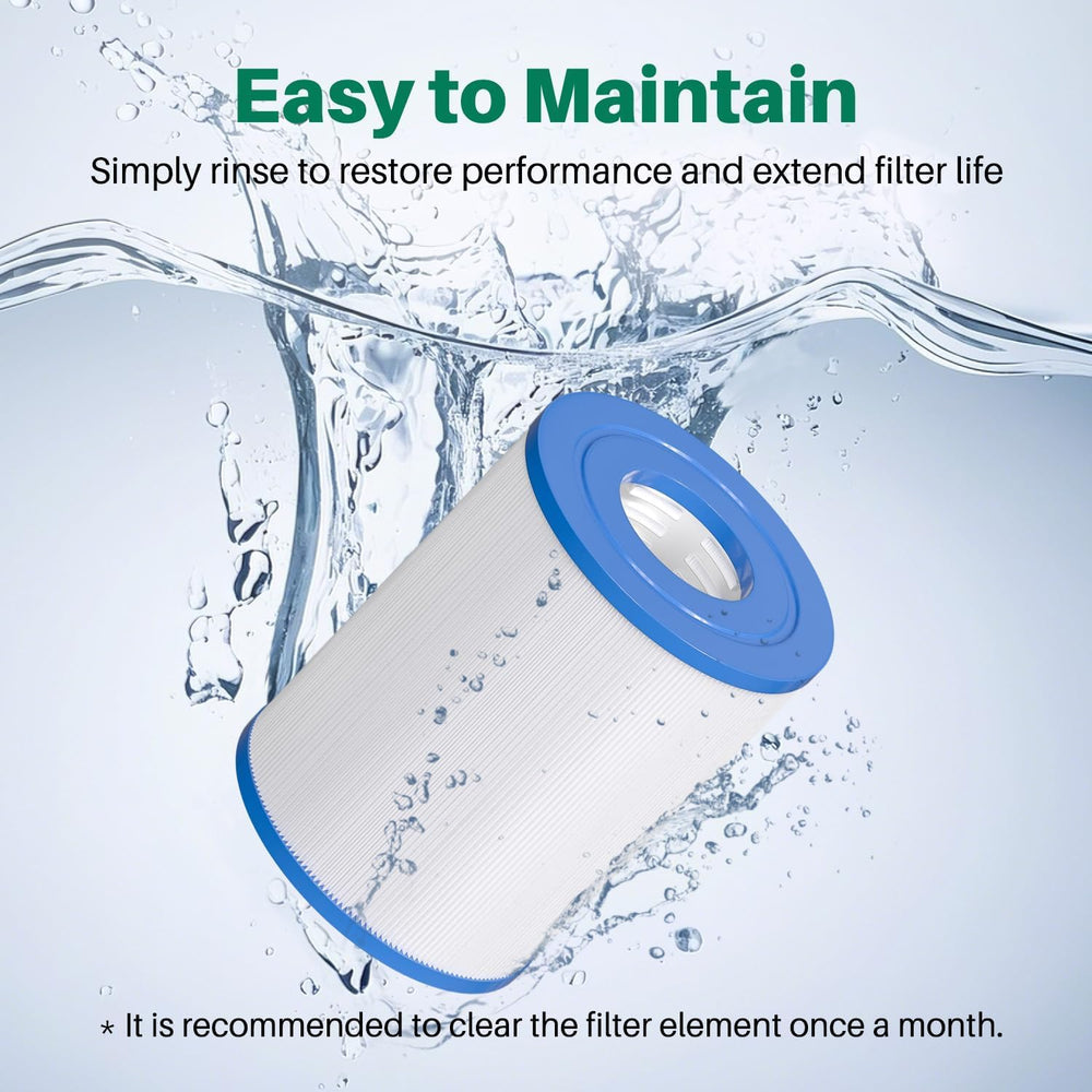 TOREAD PRB25SF installed in a spa demonstrating restored water clarity