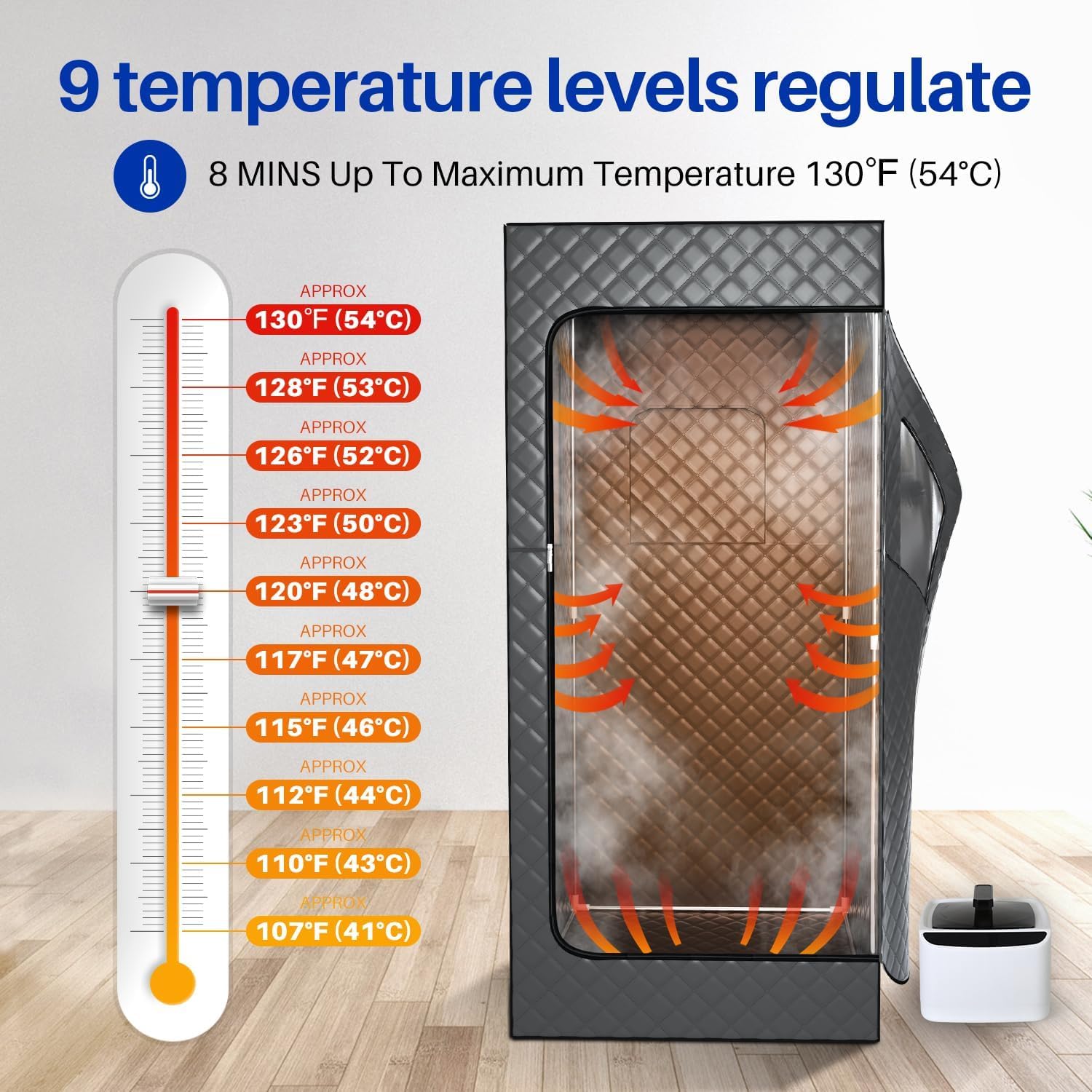 TOREAD folded portable sauna compact for travel and storage benefit