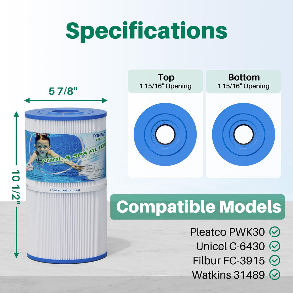 TOREAD filter trilobal fabric close-up highlighting increased surface area