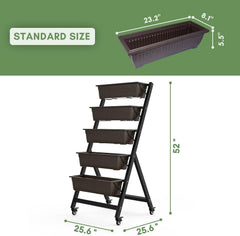 TOREVSIOR close-up of PP pot texture highlighting durable weatherproof material