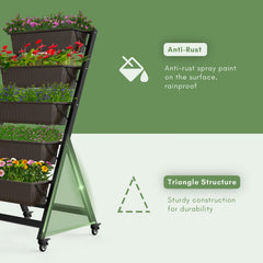 TOREVSIOR caster wheel and lock detail enabling easy movement and secure placement