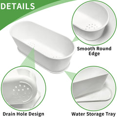 Torfican drainage holes detail improving airflow and preventing overwatering