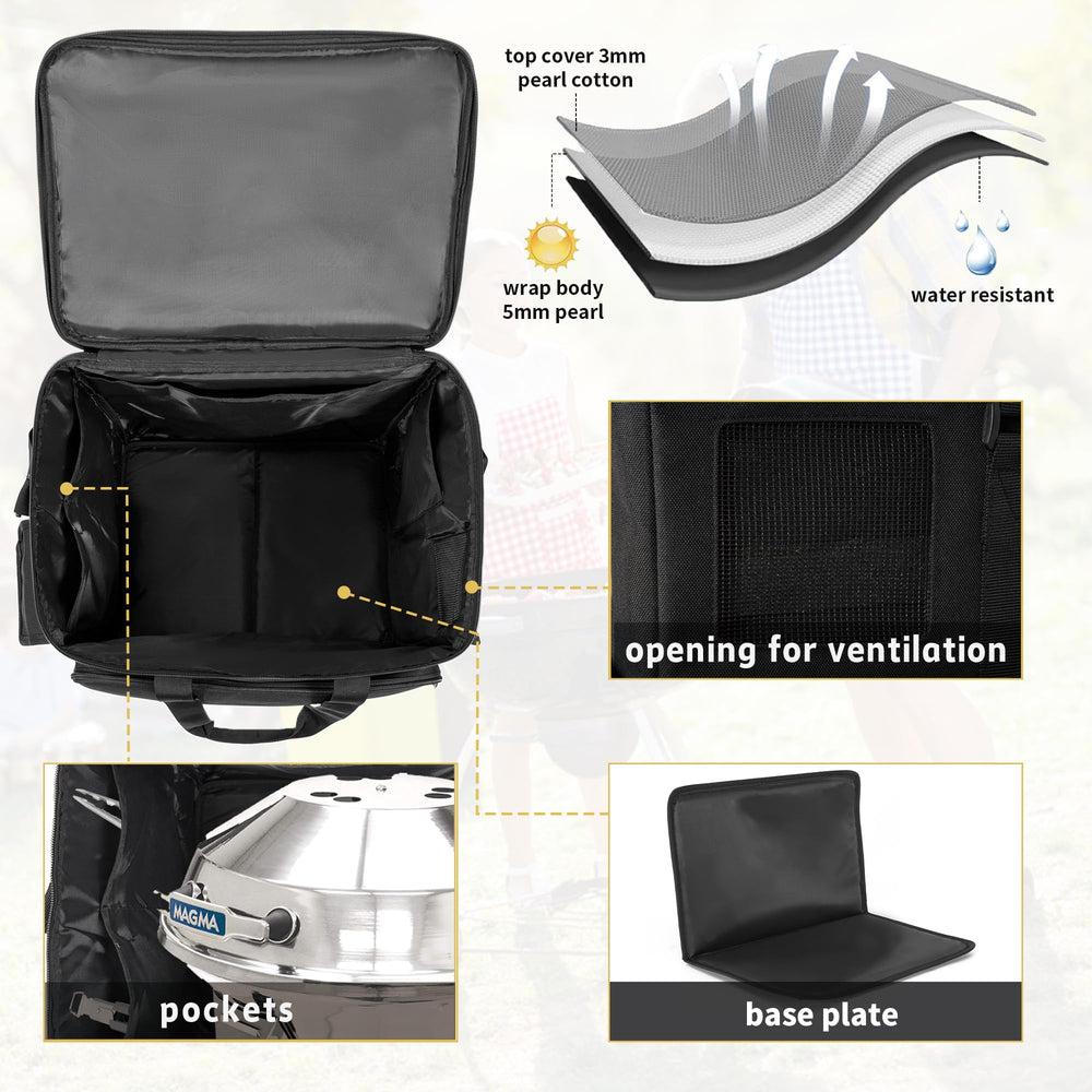 TORIBIO interior shot showing pearl cotton padding protecting grill impact