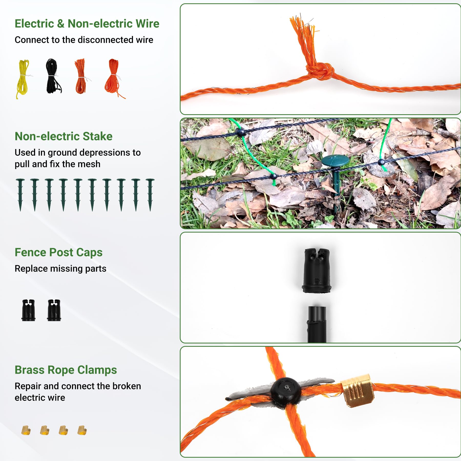 Toriexon windproof ropes and stakes laid out for quick setup convenience