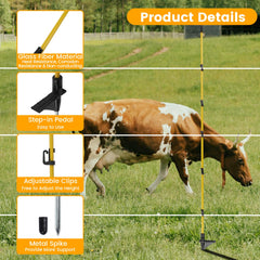 Toriexon adjustable clips detail securing polywire and preventing slippage