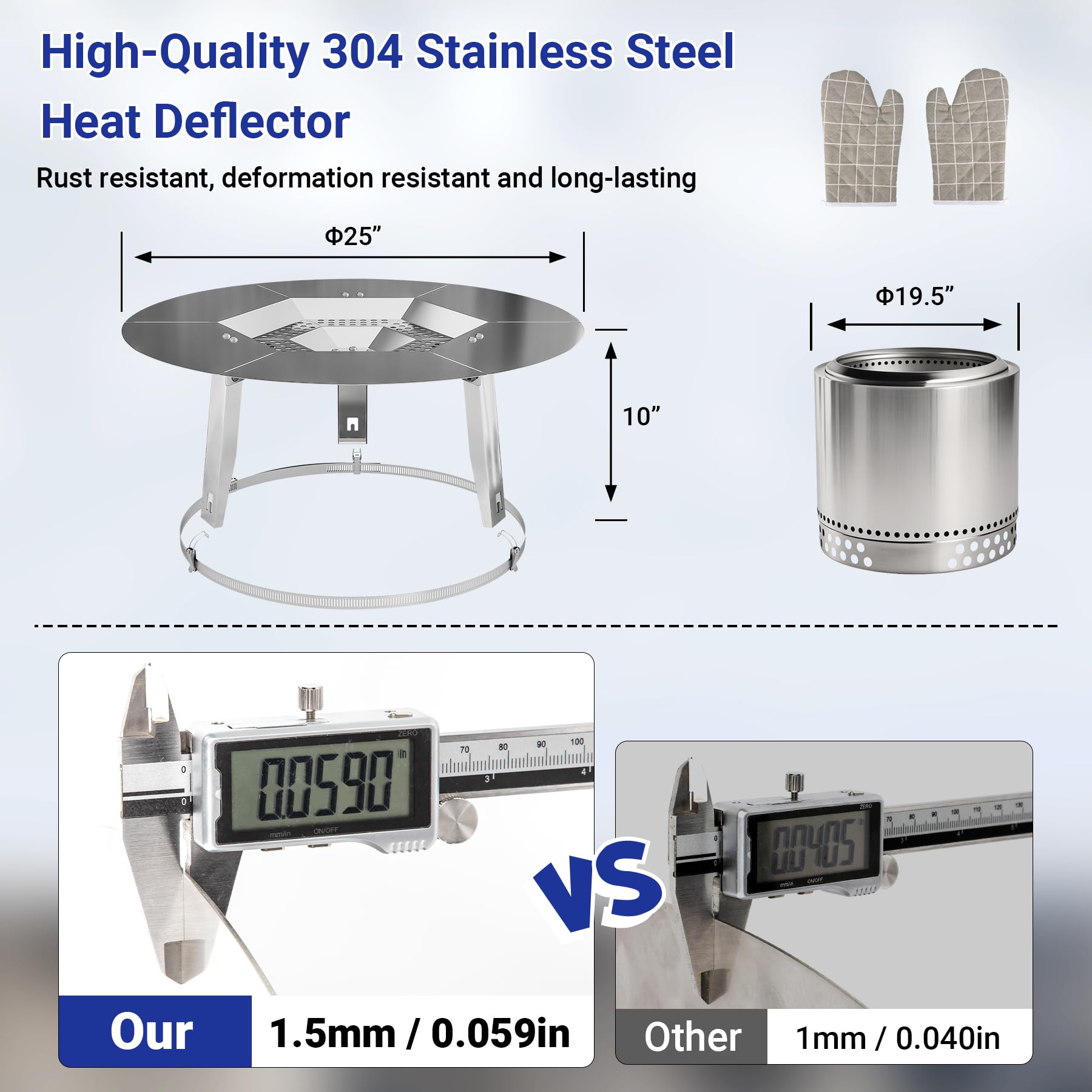 Toriexon close-up of 304 stainless steel surface for rust resistance