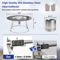 Toriexon close-up of 304 stainless steel surface for rust resistance