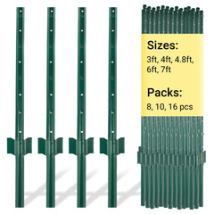 Toriexon front view of 16-pack posts showing neat bundle and durability