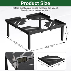 Toriexon stand side profile highlighting elevated height and stability