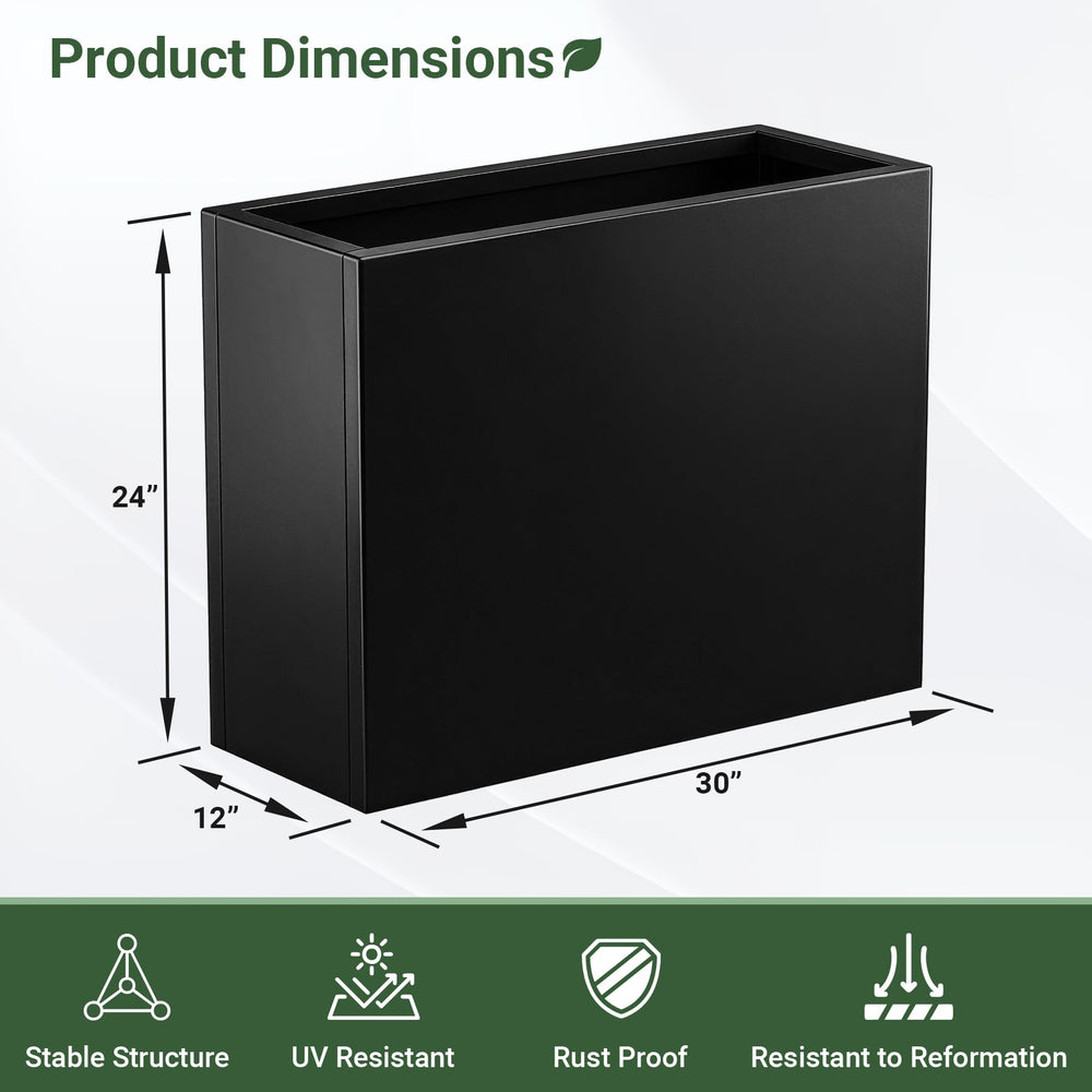Toriexon top view showing removable shelves for flexible soil depth and layered planting