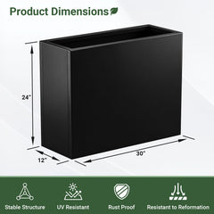 Toriexon top view showing removable shelves for flexible soil depth and layered planting
