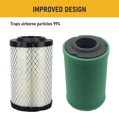 Tormudaca air filter pleats close-up demonstrating improved debris capture