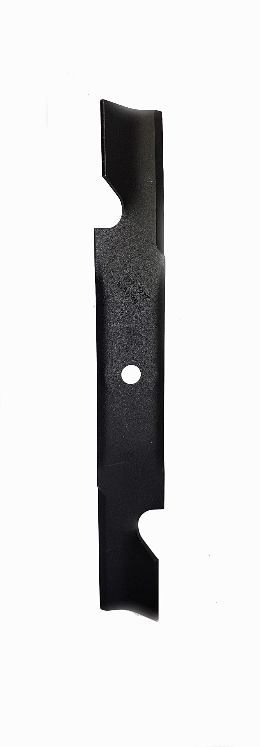 Toro blade closeup highlighting high-carbon steel surface for durable cutting performance