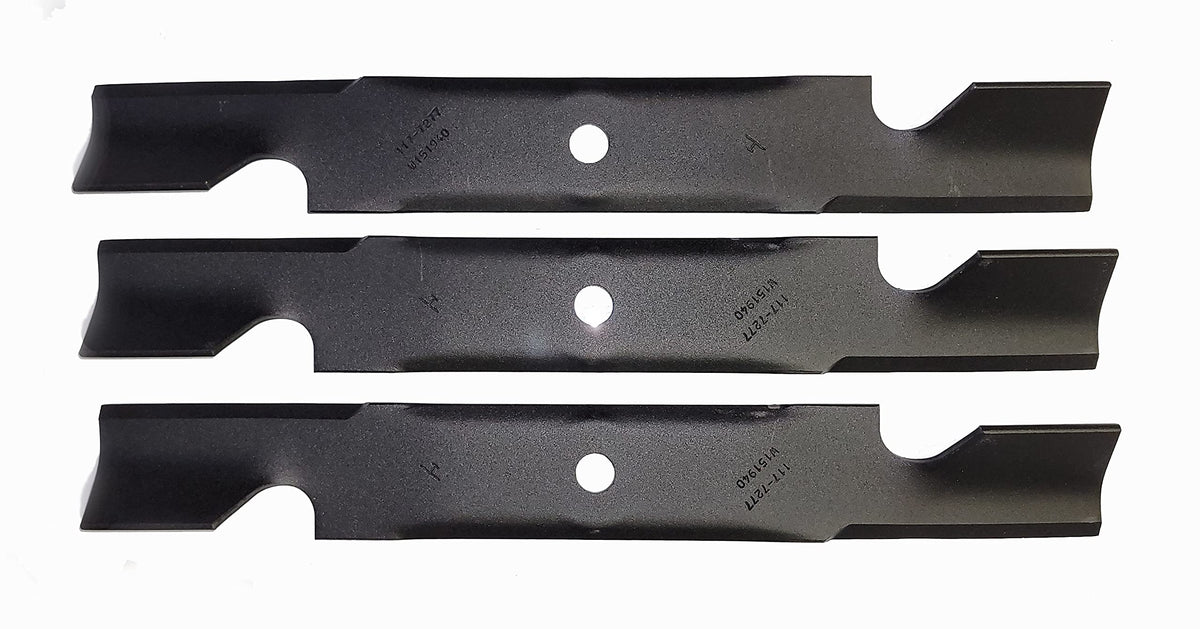 Toro front packaging showing three OEM blades for easy identification and peace of mind