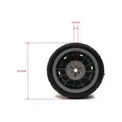 Toro rear wheel gear teeth close-up showing accurate meshing for smooth drive