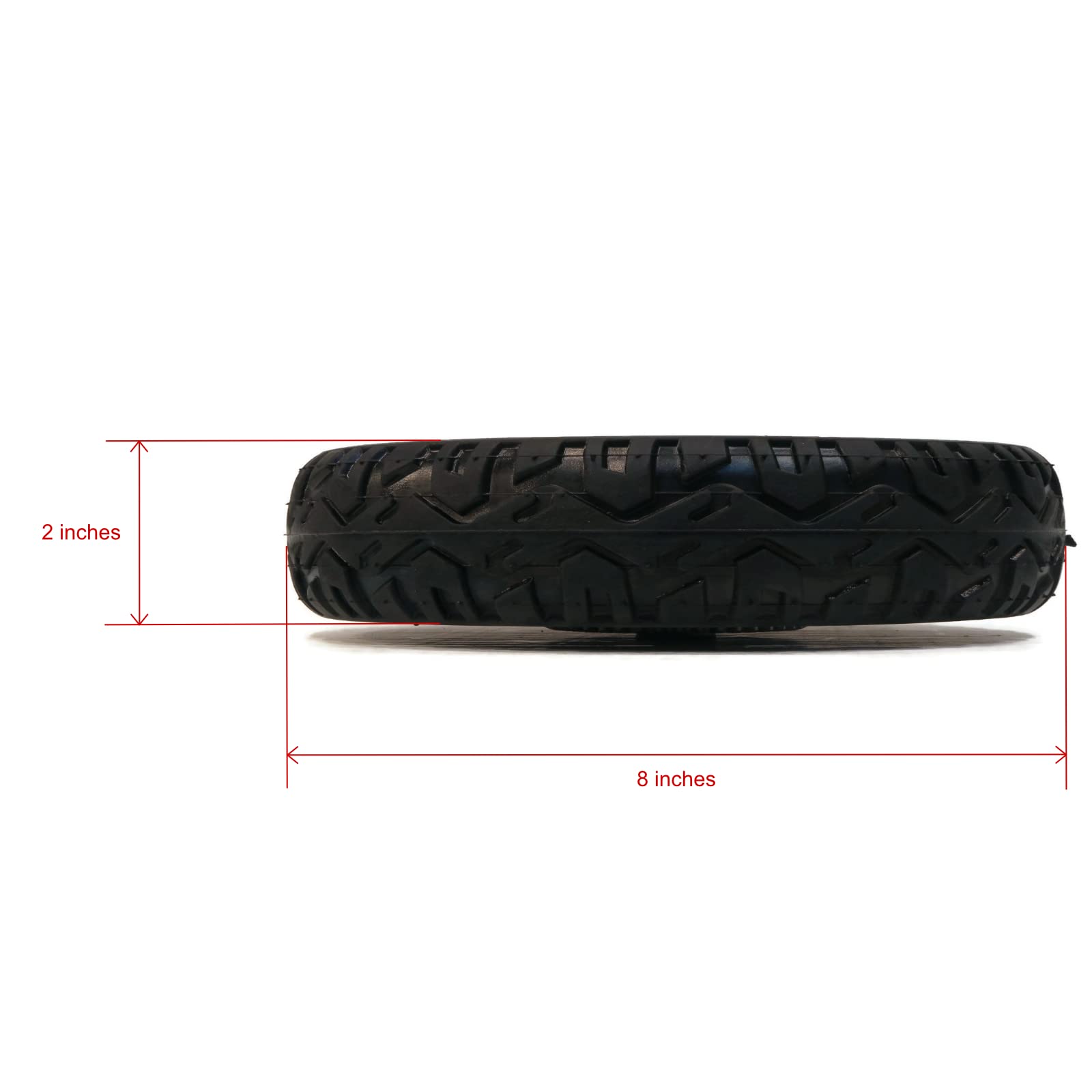 Toro rear wheel side profile highlighting durable construction and precise fit