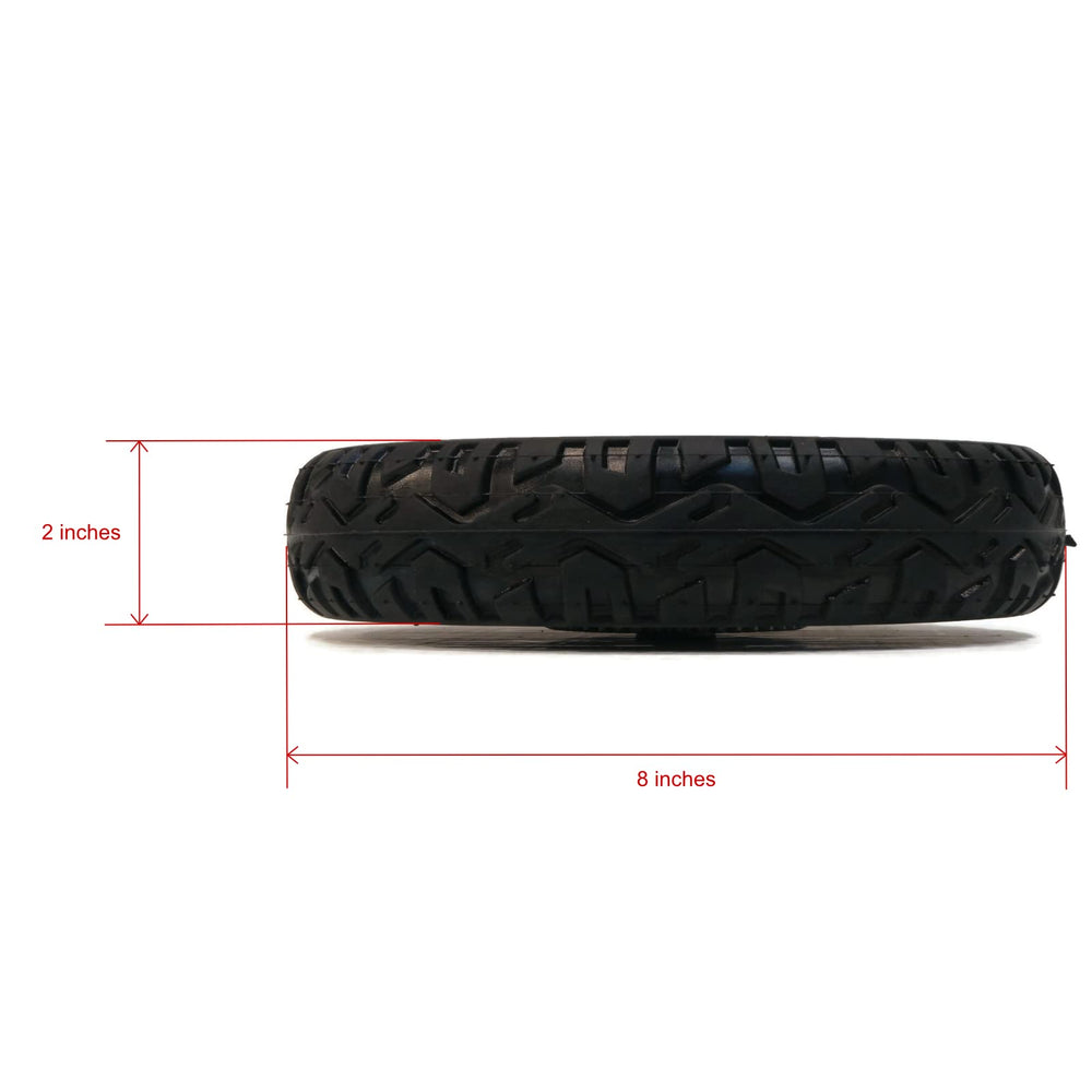 Toro rear wheel side profile highlighting durable construction and precise fit