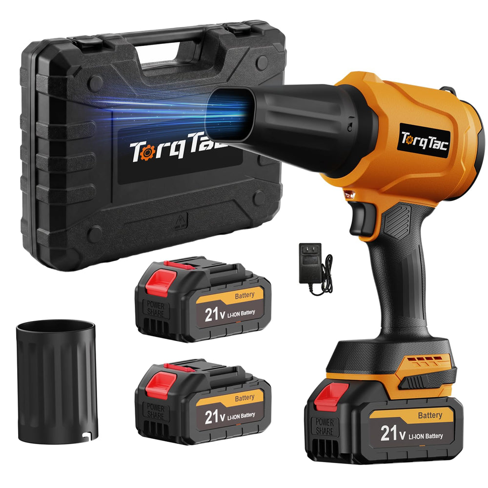 TorqTac front view handheld blower showing compact design and easy grip
