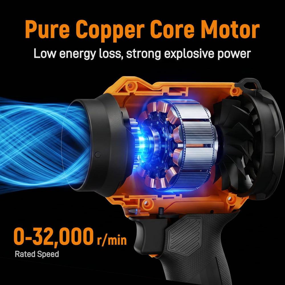 TorqTac next to a hand to show lightweight 1.32 lb portability