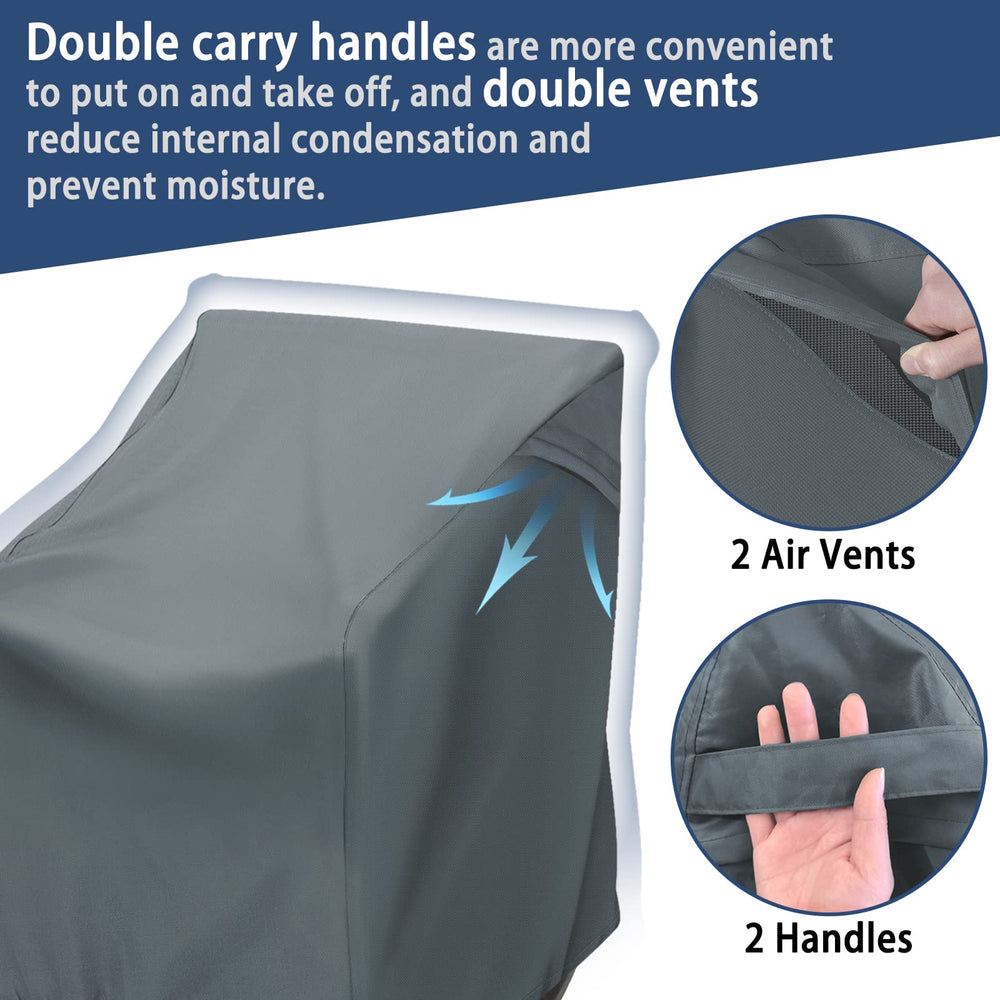 TORUTA buckle and drawstring detail showing wind-secure fastening benefit