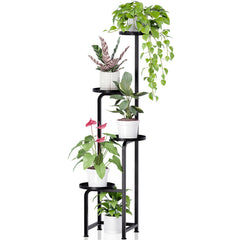 TOSKING front view of the corner plant stand showing vertical display benefit