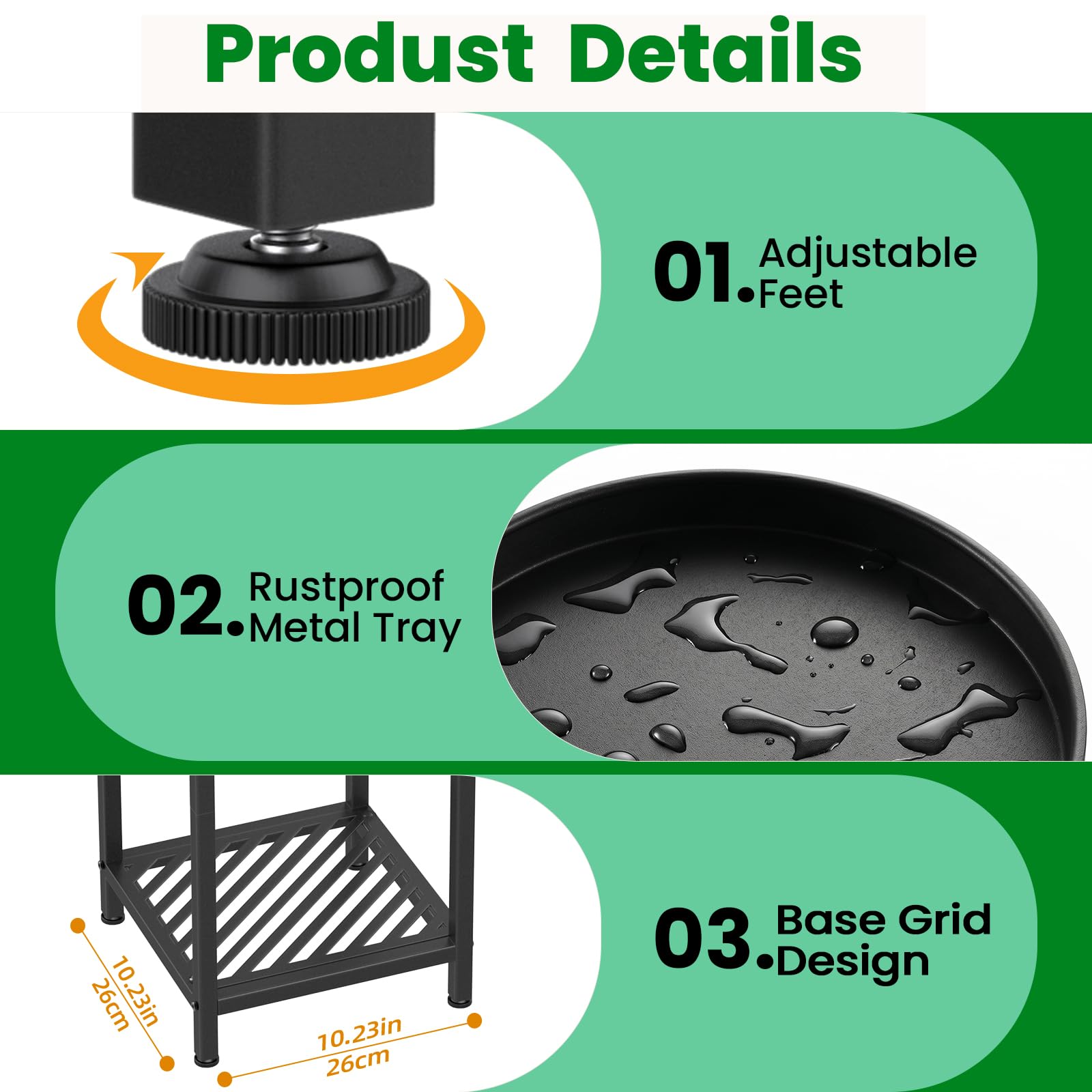TOSKING plant stand beside window maximizing sunlight exposure