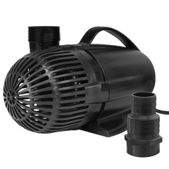 TotalPond front view showing pump body and benefits of reliable flow