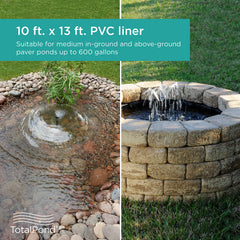 TotalPond close-up textured surface promoting microbial growth and stability
