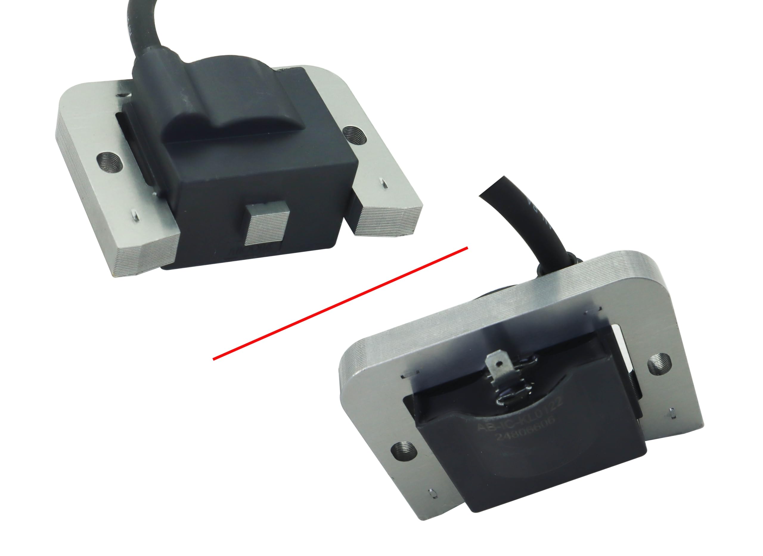 TOTEDELL ignition module next to ruler for size comparison helping confirm fitment