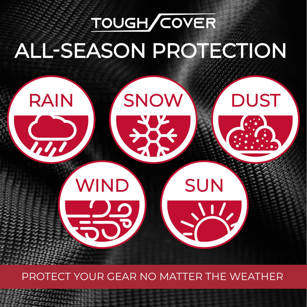 Tough Cover adjustable drawstring closure detail for secure fit