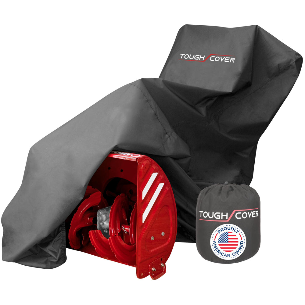 Tough Cover front view showing full standard-fit cover protecting machine