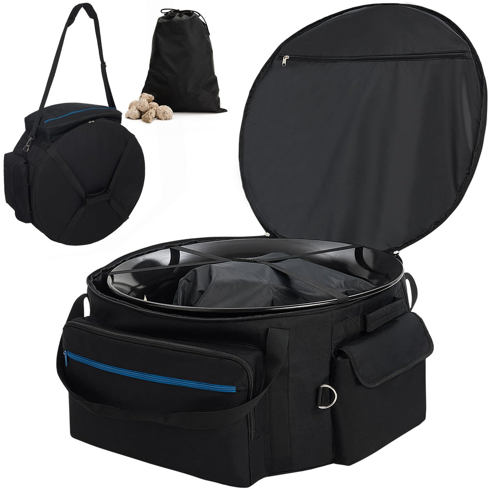 TOURCYCLE front view of packed bag showing neat organization and protection