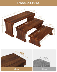 Tovacu close-up showing pine grain and oil finish for stain resistance