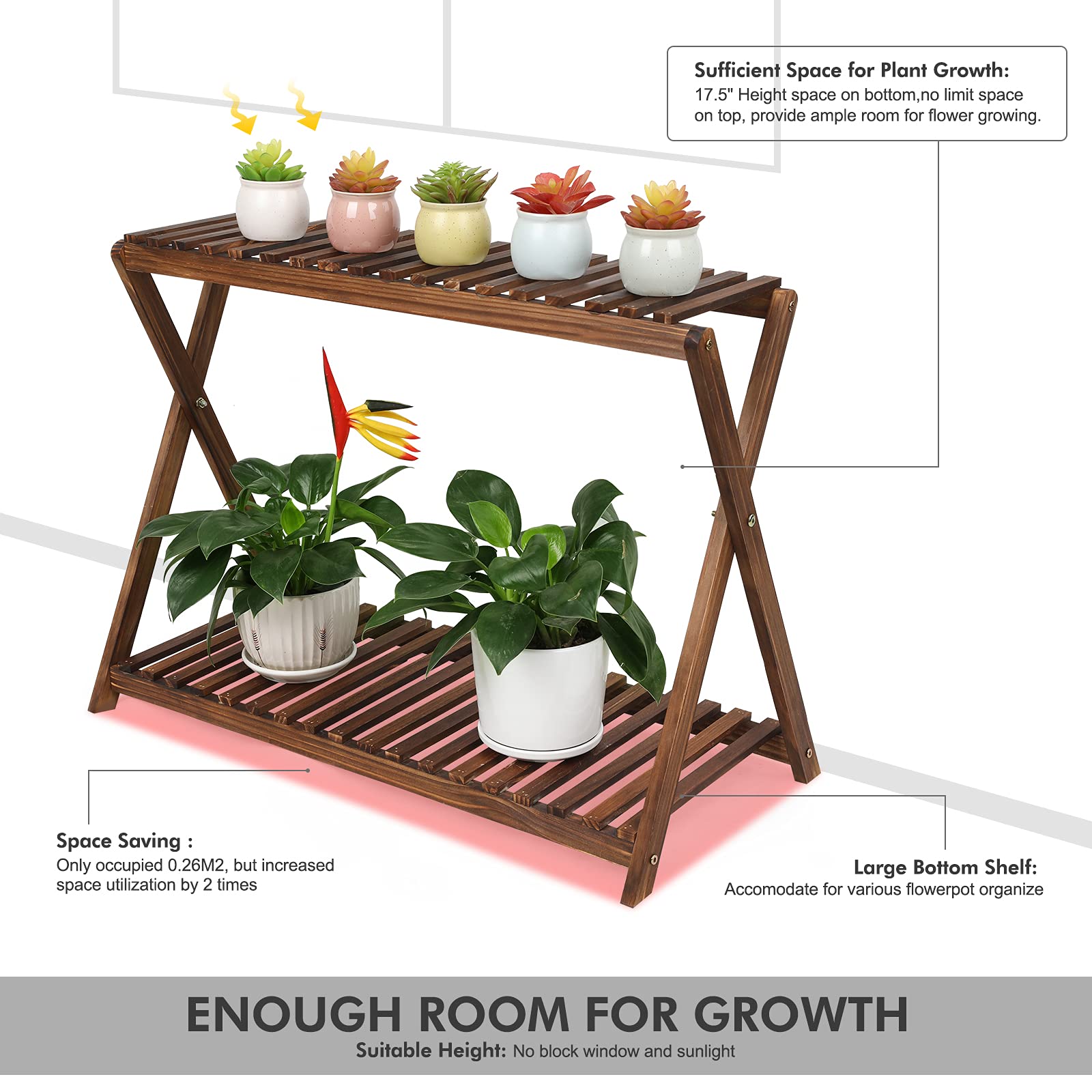 Tovacu side profile placed in a corner illustrating space-saving benefit