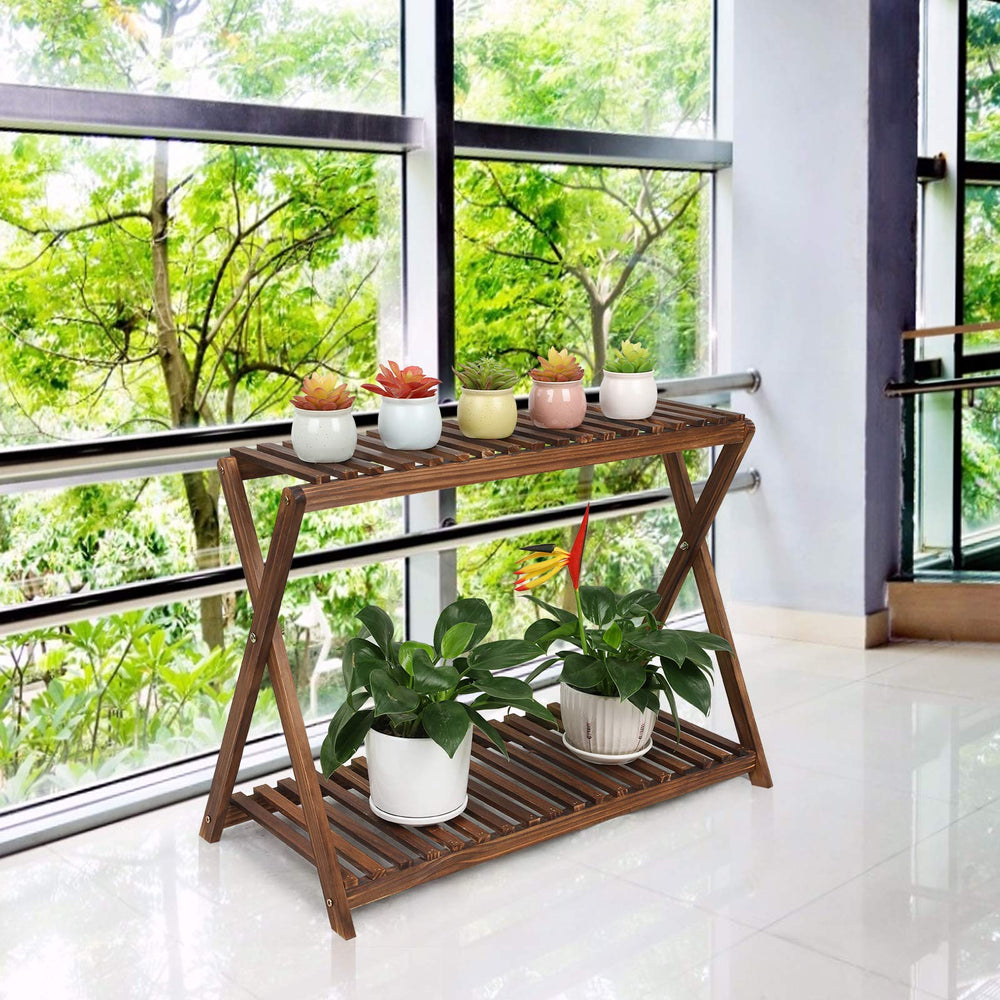 Tovacu top shelf with succulents showing neat display and accessibility benefit