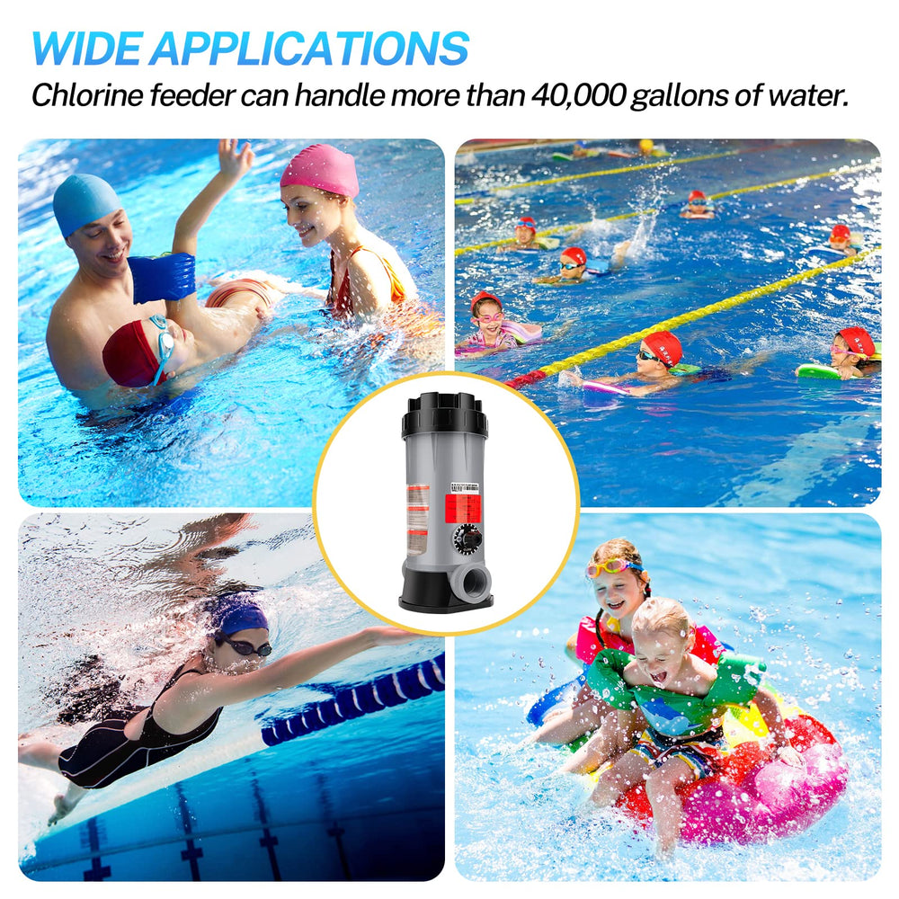TOVEN-RV mounted on pool return plumbing demonstrating inline installation benefit