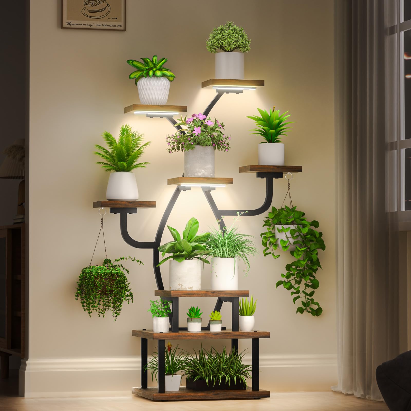 Tovve front view of full stand showing vertical display and space saving benefit