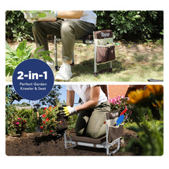 Tovve side view laid flat as kneeler demonstrating low-profile comfort