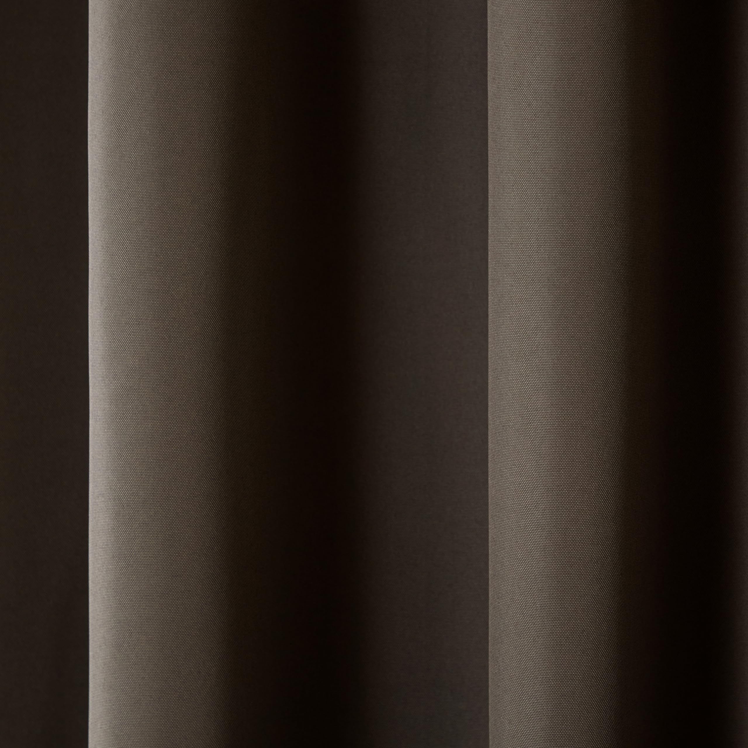 TOWN & COUNTRY BASICS curtain hung on rod demonstrating easy-install benefit