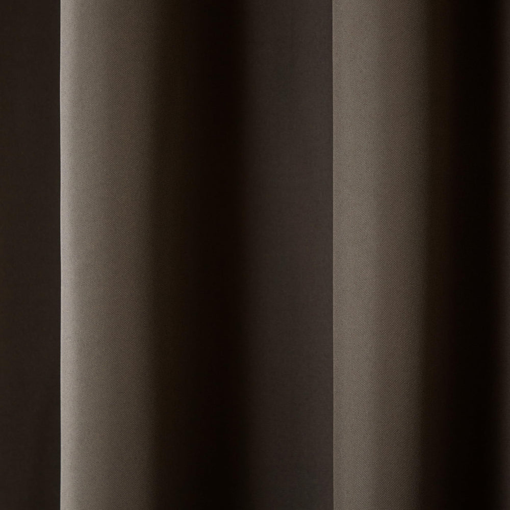 TOWN & COUNTRY BASICS curtain hung on rod demonstrating easy-install benefit