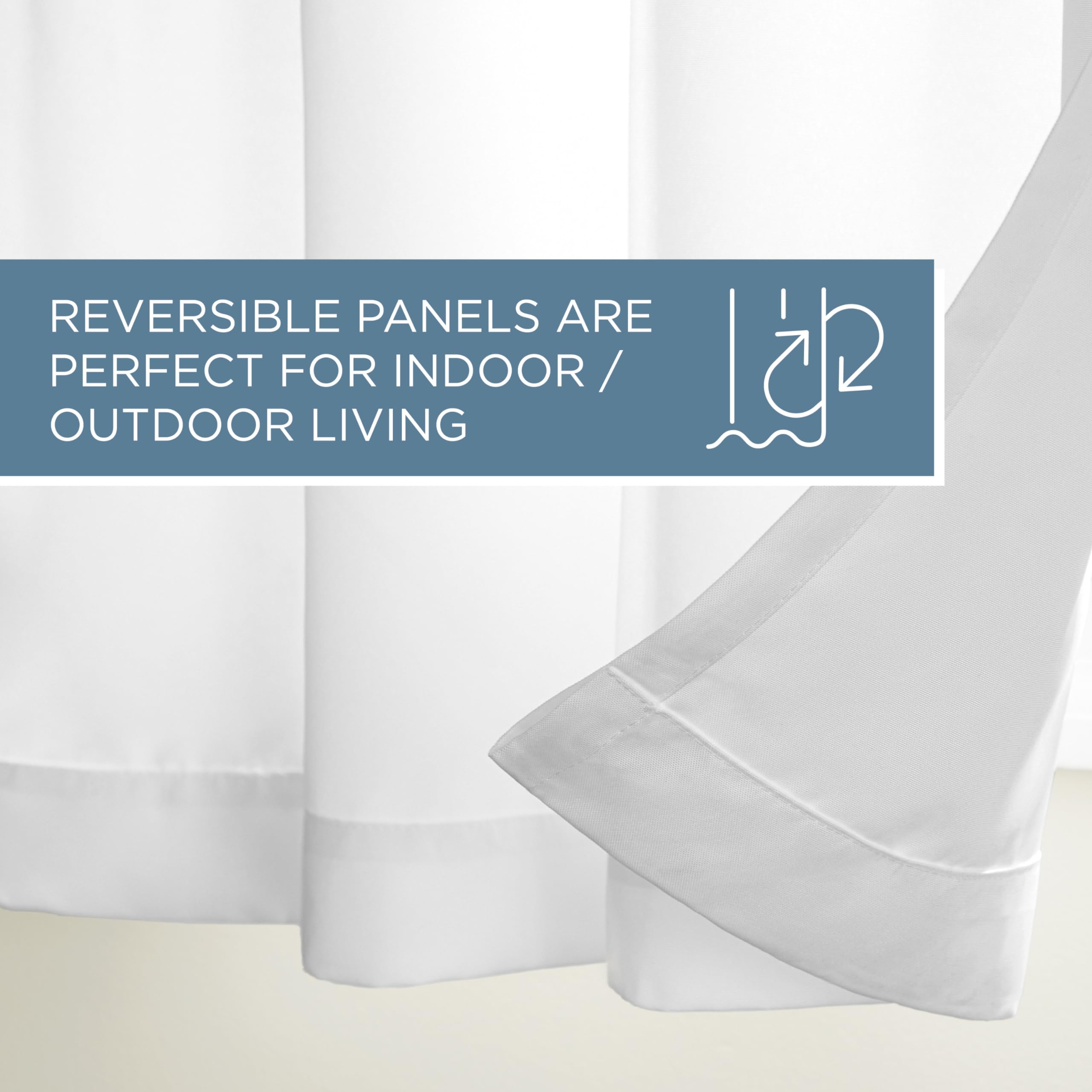 TOWN & COUNTRY BASICS panel next to door showing 120 inch length for tall openings