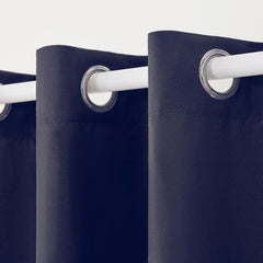 TOWN & COUNTRY BASICS grommet close-up showing stainless steel durability benefit