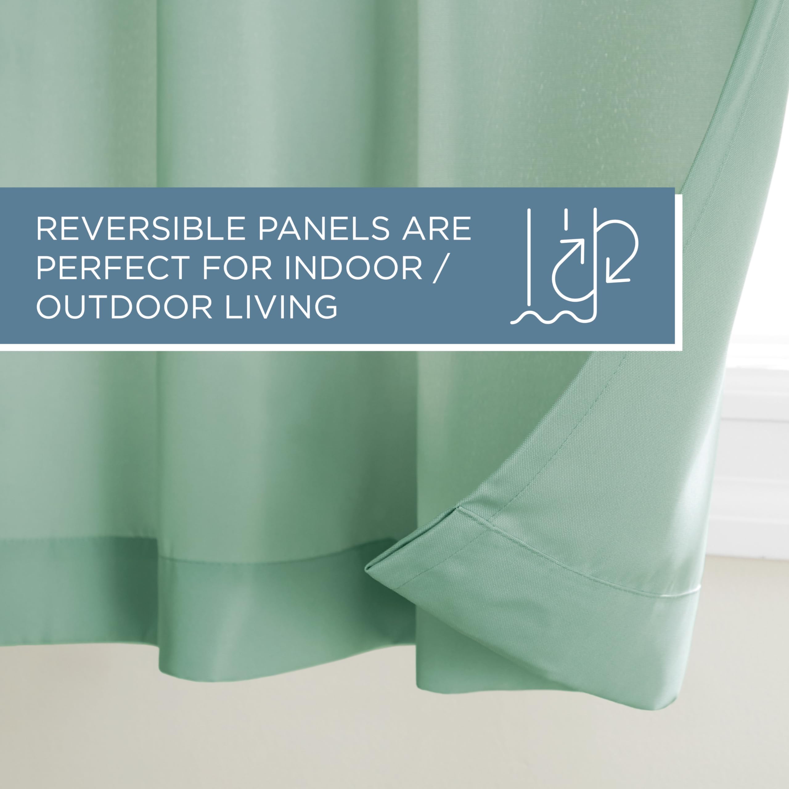 TOWN & COUNTRY BASICS 54x108 panel beside door showing full-length scale advantage