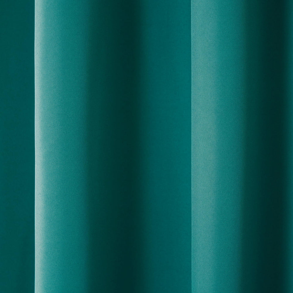 TOWN & COUNTRY BASICS curtain hanging on rod demonstrating easy installation and fit