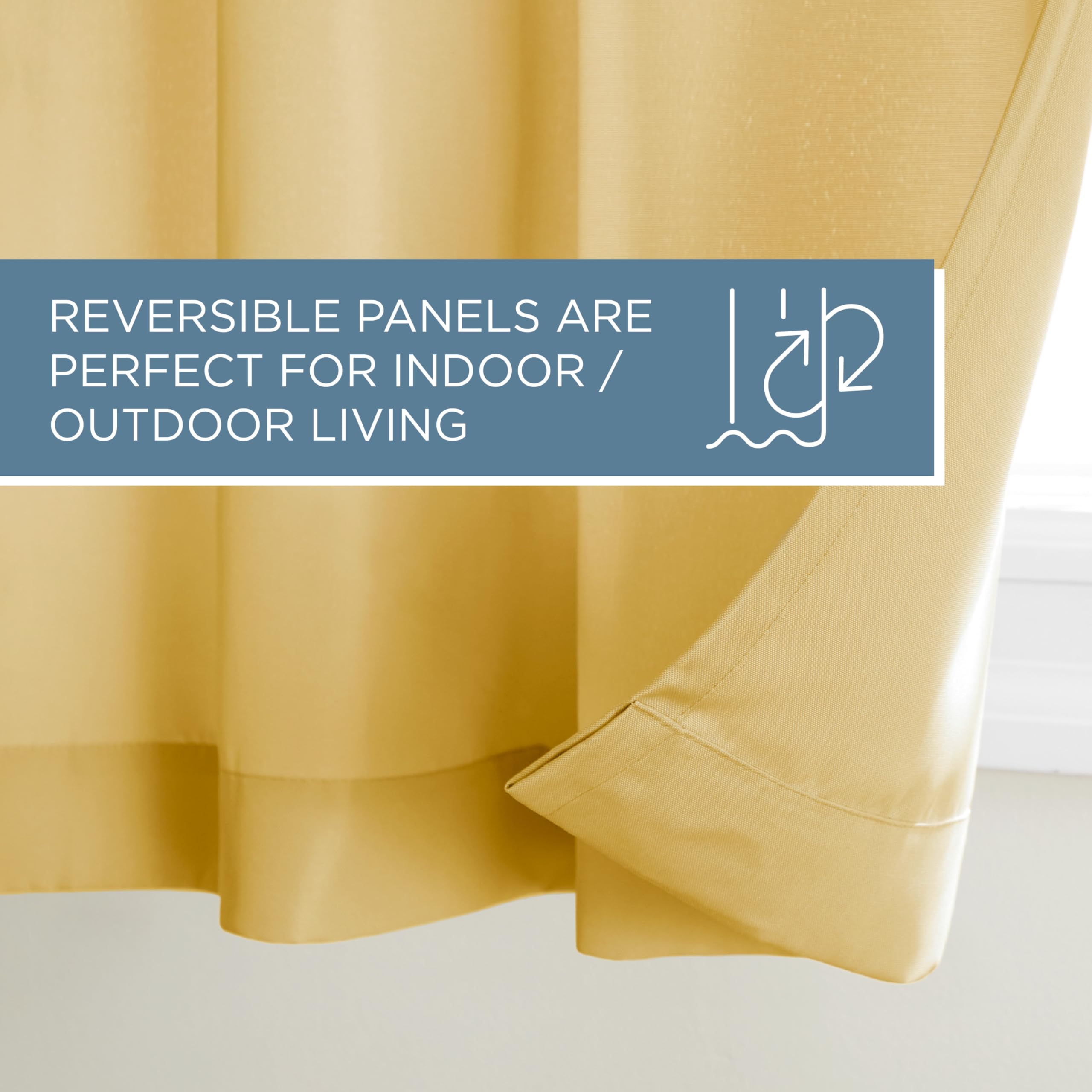 TOWN & COUNTRY BASICS styled in sunroom, adding color and privacy