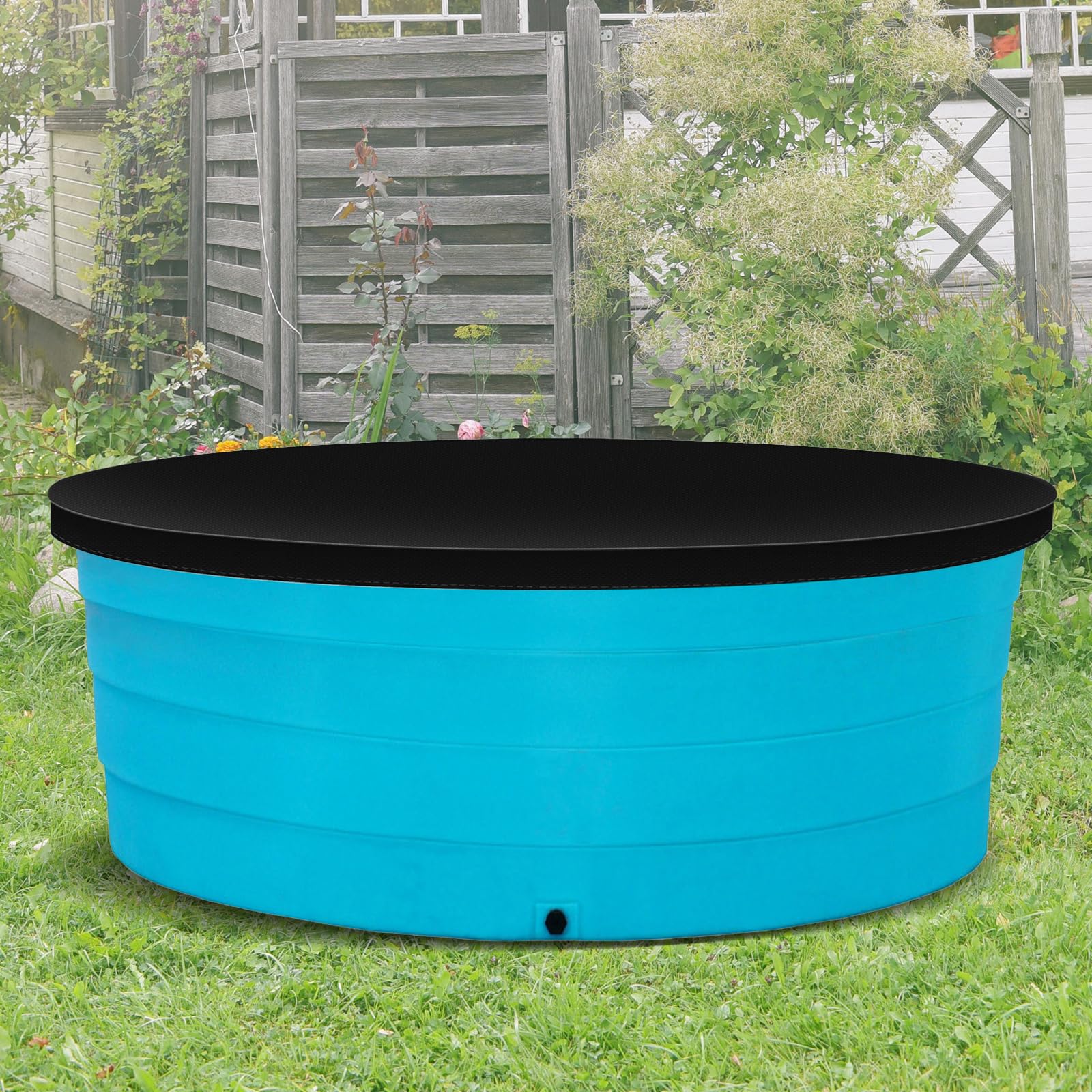 TOYMIS cover beside measuring tape showing correct 9ft sizing benefit