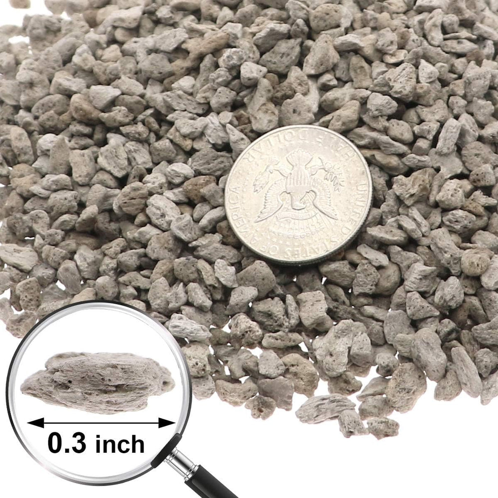 TOYPOPOR closeup of pumice granules showing texture and drainage benefit