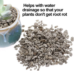 TOYPOPOR pumice mixed with potting soil demonstrating improved aeration
