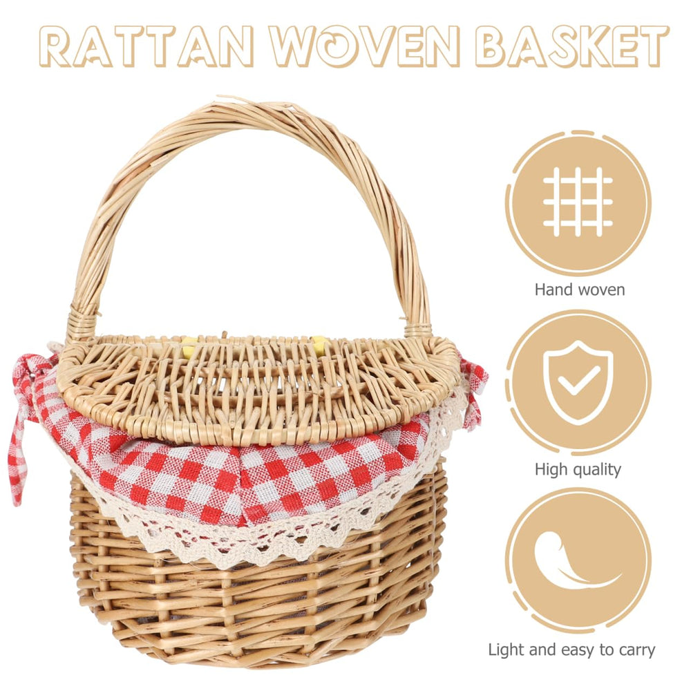 Toyvian rattan weave close-up showing handcrafted texture and durable feel