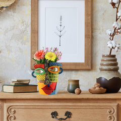 TOZLU on a tabletop with succulent showing decorative plant pairing benefit